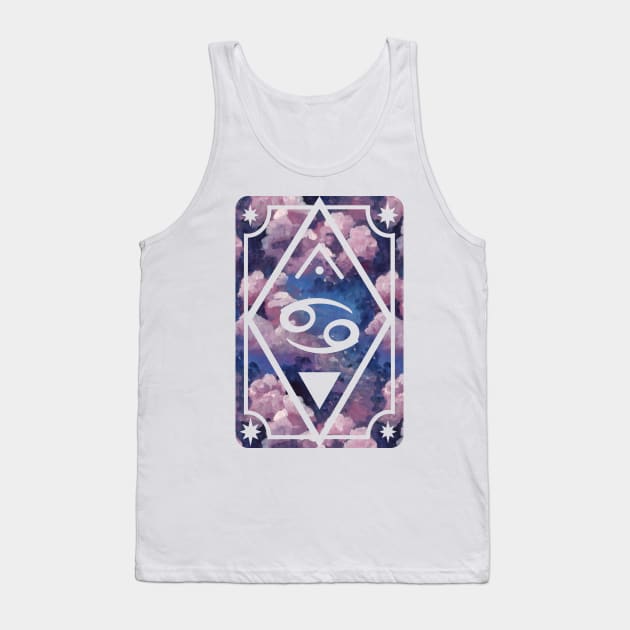 Cancer Zodiac Sign Tank Top by JJLosh